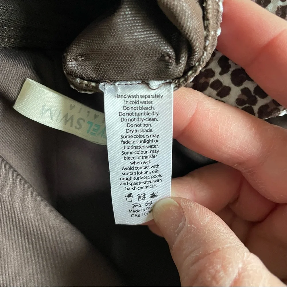 3 for $30 | NWOT SEA LEVEL SWIM Australia Wild Cat Lace Up One Piece Swimsuit - Picture 15 of 15